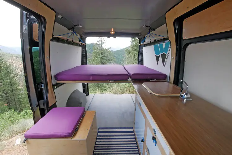 purple mattress for camper