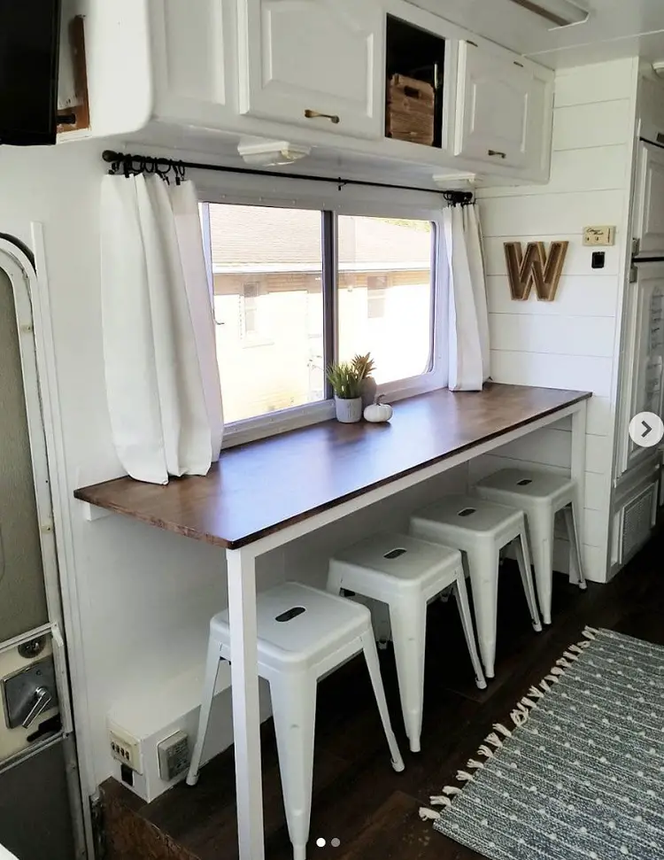 travel trailer furniture remodel